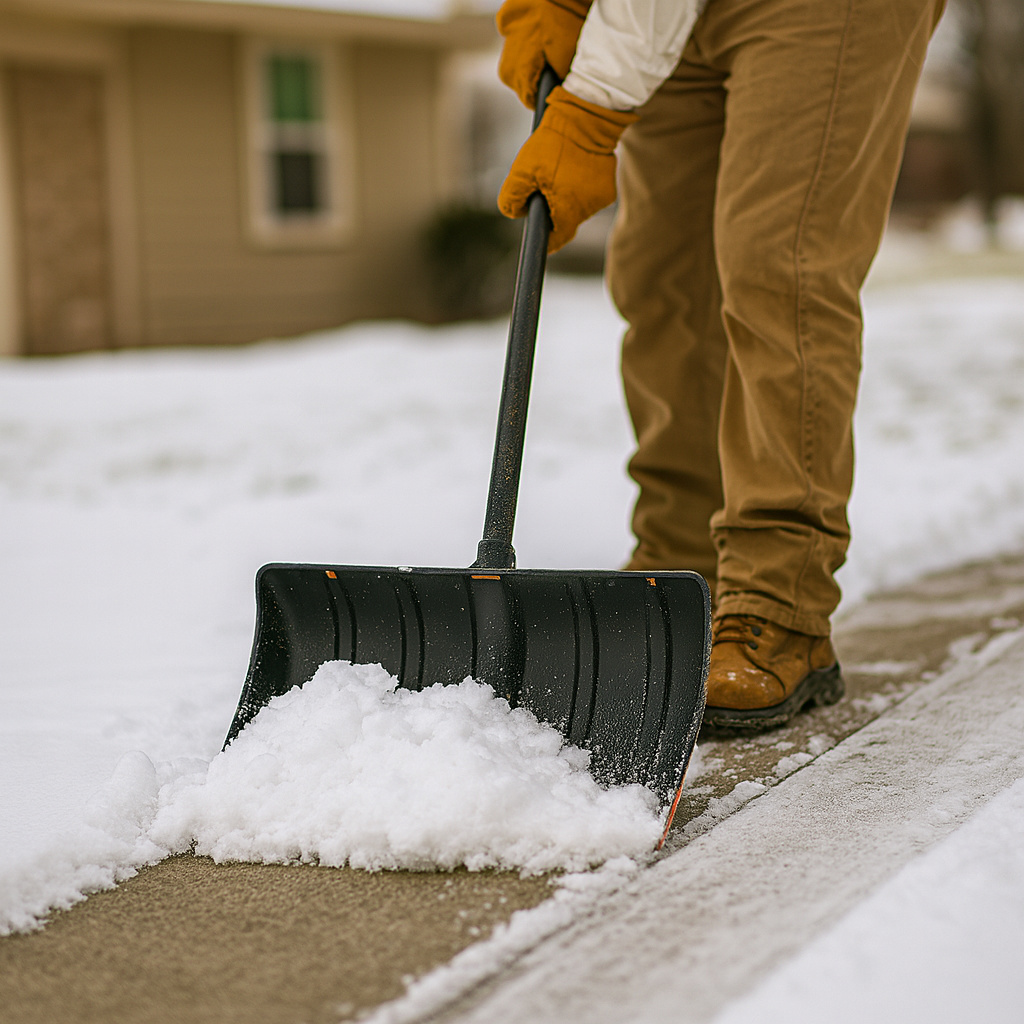 Driveway snow clearing